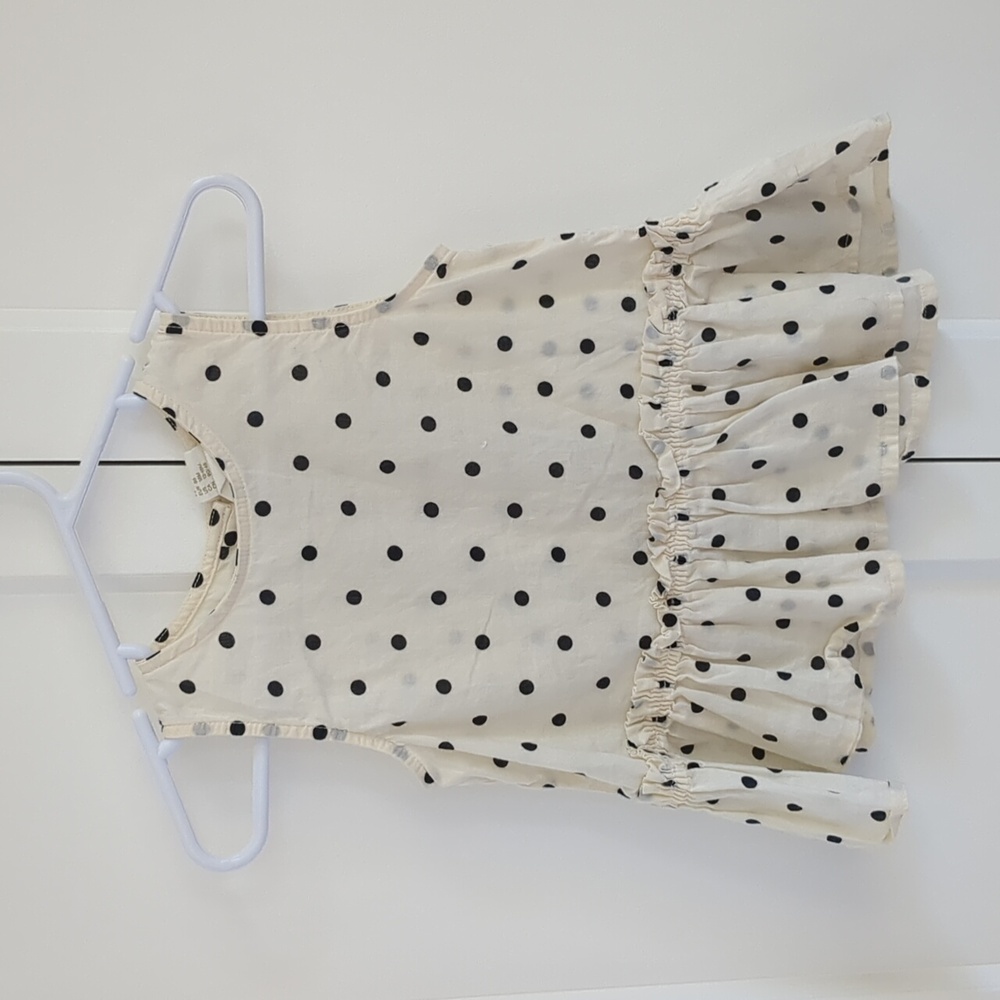 Peplum Polka Dot Top